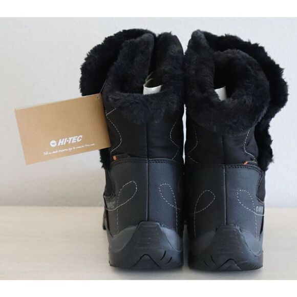 Hi-Tec HS13G Women's Sz 6 Black/Charcoal Abisko 200 WP WOS Faux Fur Lined Boots - Picture 12 of 15
